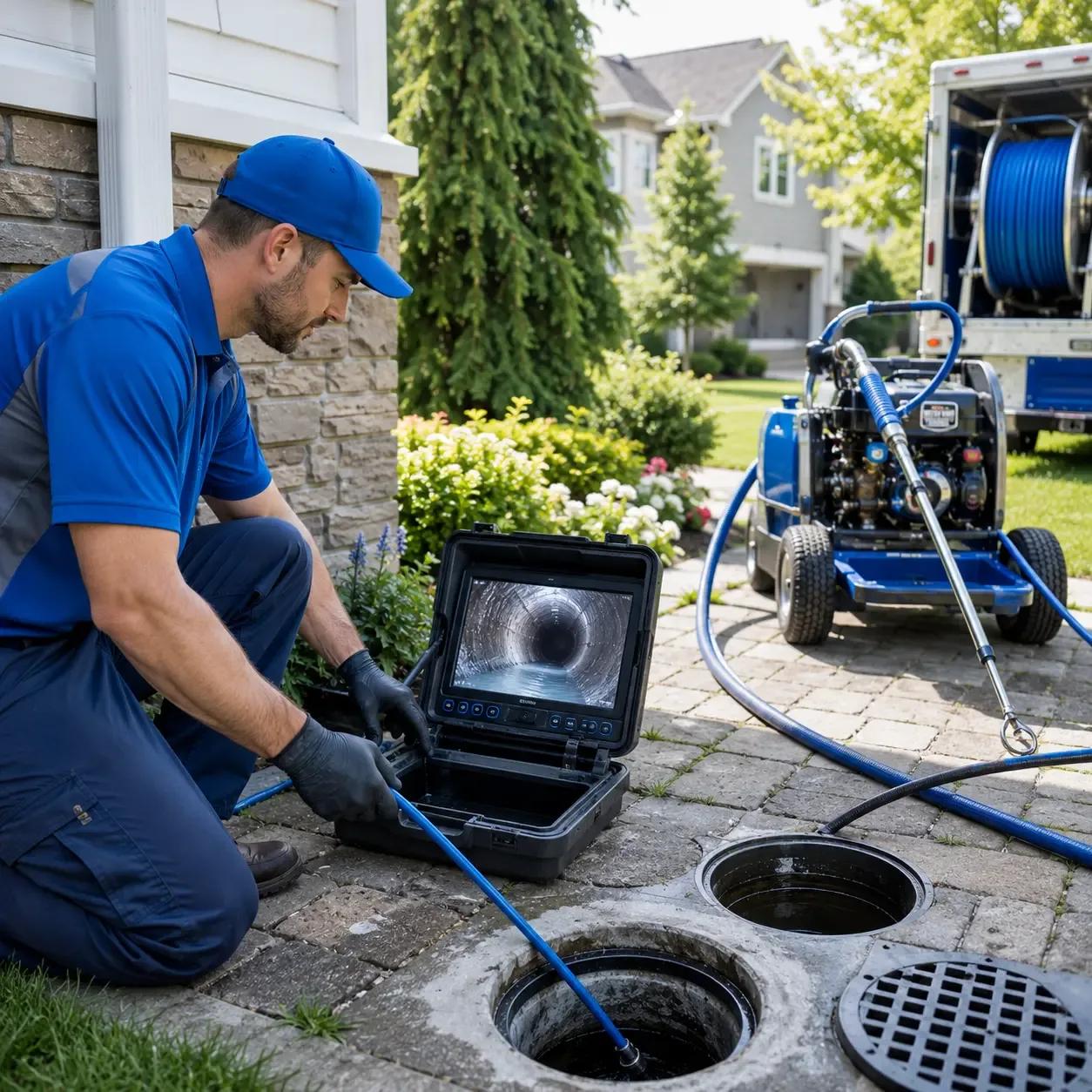 Outdoor drain cleaning professionals serving Huntland, TN